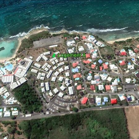 Romantique Et Bel Appartement En Bord De La Mer, Piscine Surveillee Et Belle Plage A 50M Saint-Francois  Esterno foto
