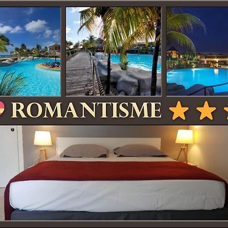 Romantique Et Bel Appartement En Bord De La Mer, Piscine Surveillee Et Belle Plage A 50M Saint-Francois  Esterno foto