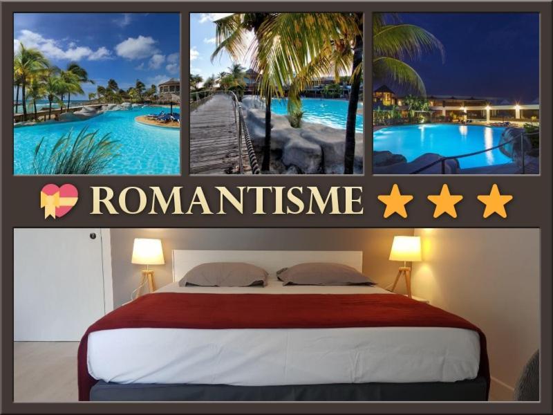 Romantique Et Bel Appartement En Bord De La Mer, Piscine Surveillee Et Belle Plage A 50M Saint-Francois  Esterno foto